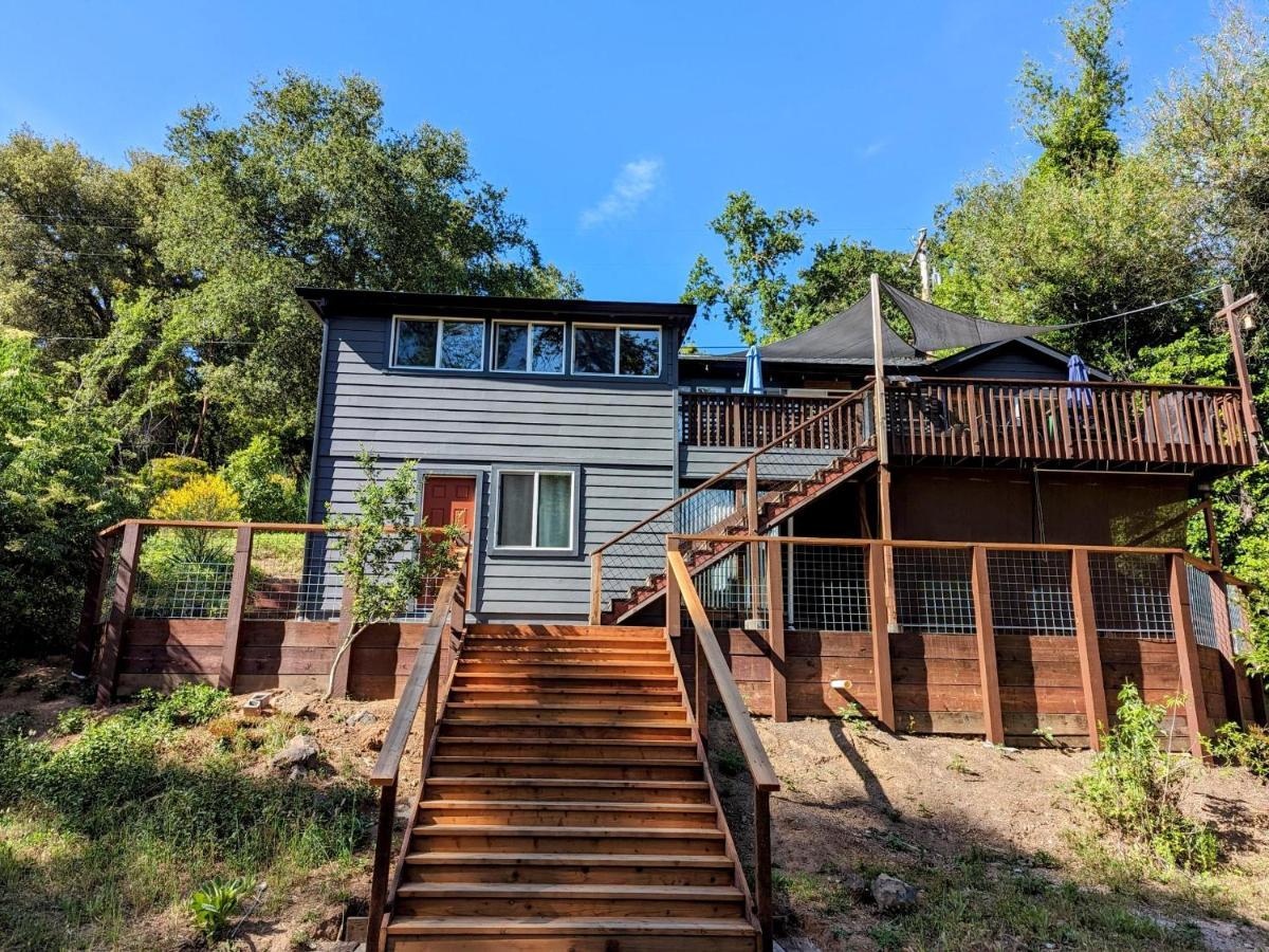 Rivers Breeze Relaxing Riverside Cabin With Private Suite Kayaks Healdsburg Esterno foto